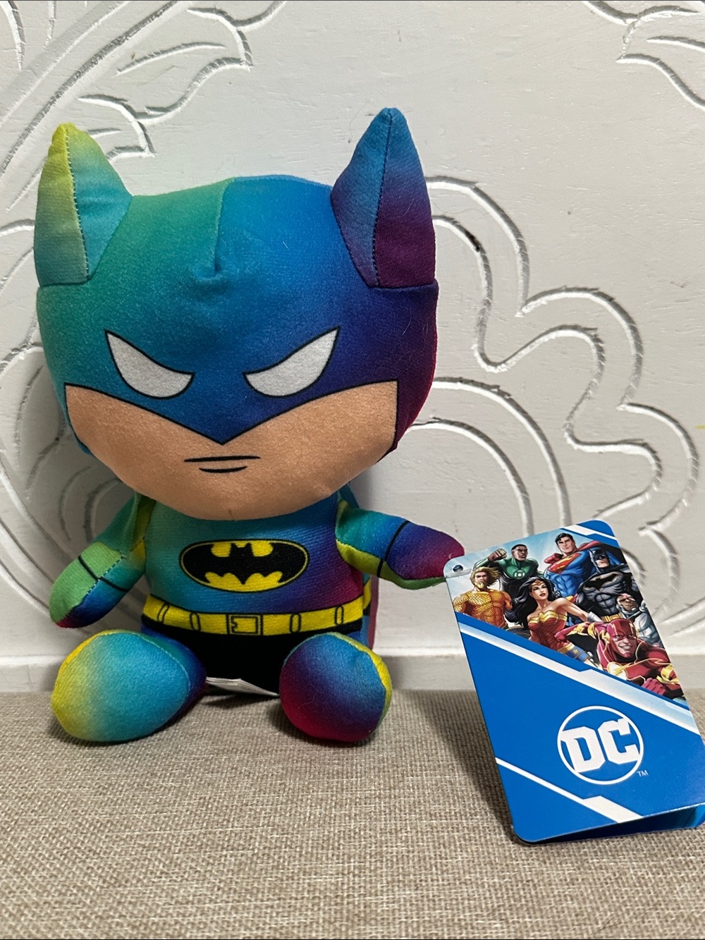 DC Comics Batman Rainbow Gradient plush toy